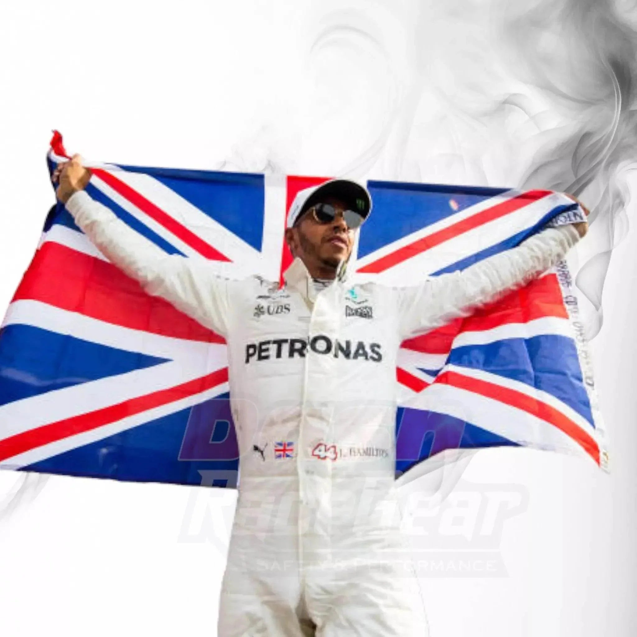 2017 Lewis Hamilton Mercedes-Benz F1 Printed Racing Suit