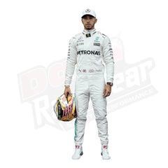 Mono de carreras estampado Lewis Hamilton Mercedes-Benz F1 2017