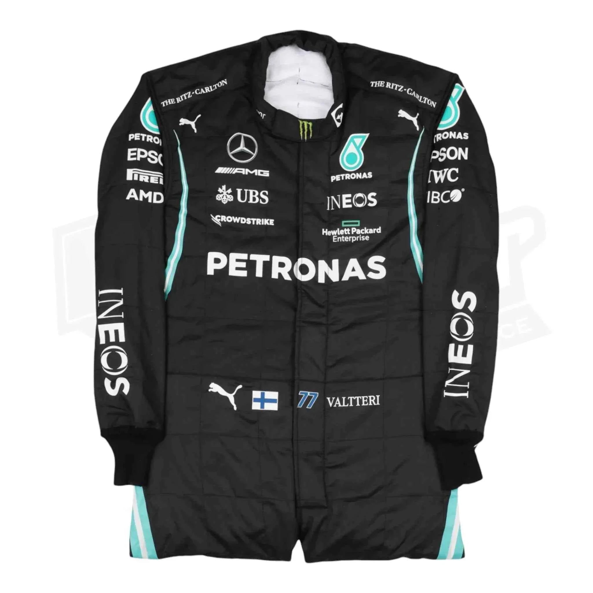 2021 Lewis Hamilton Mercedes-AMG Petronas F1 Team Replica Race Suit KIDS