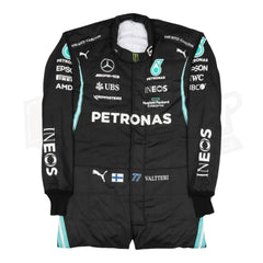 Réplica del mono de carreras del equipo Mercedes-AMG Petronas F1 de Valtteri Bottas 2021
