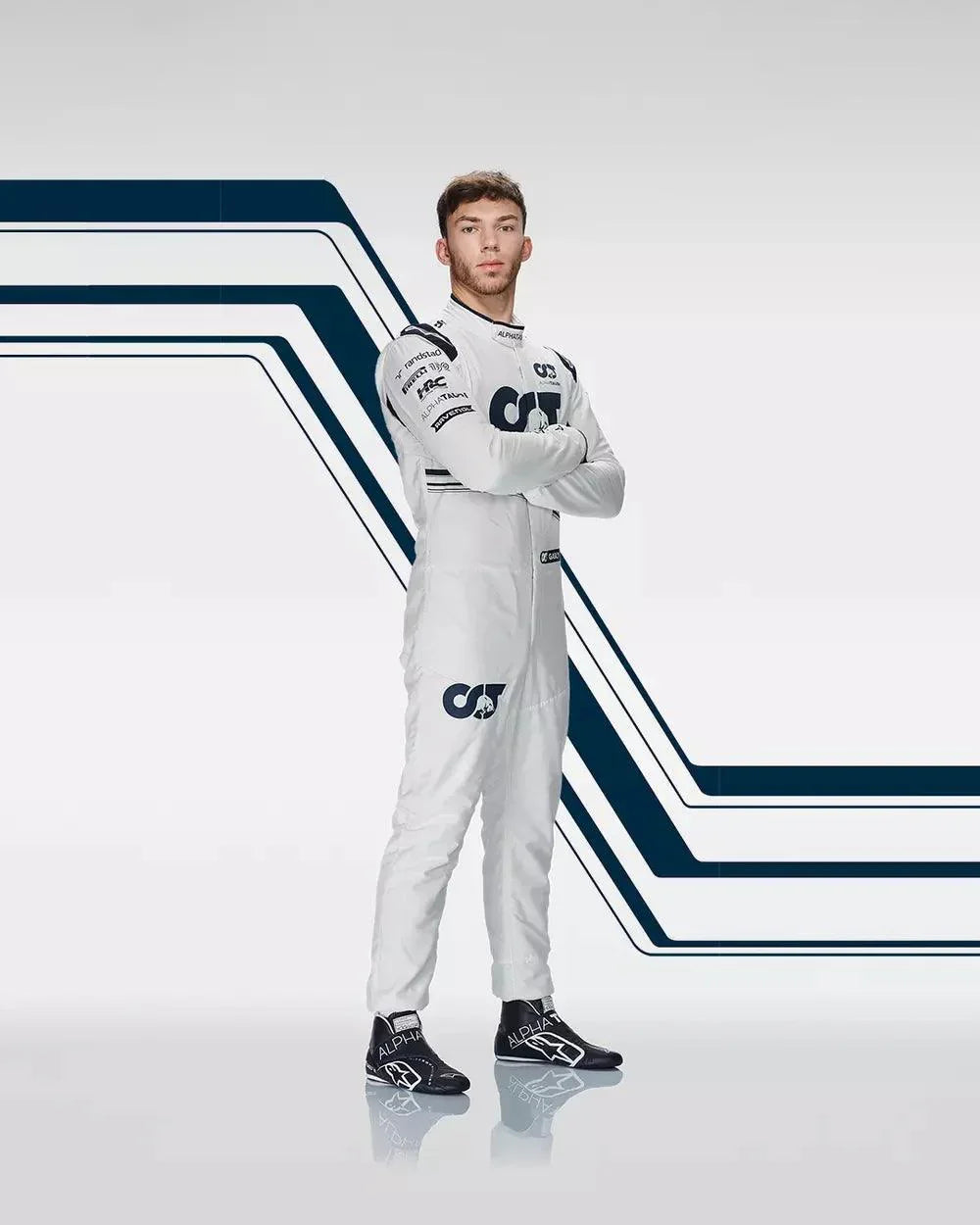 2022 Pierre Gasly Alphatauri Scuderia F1 Race Boots