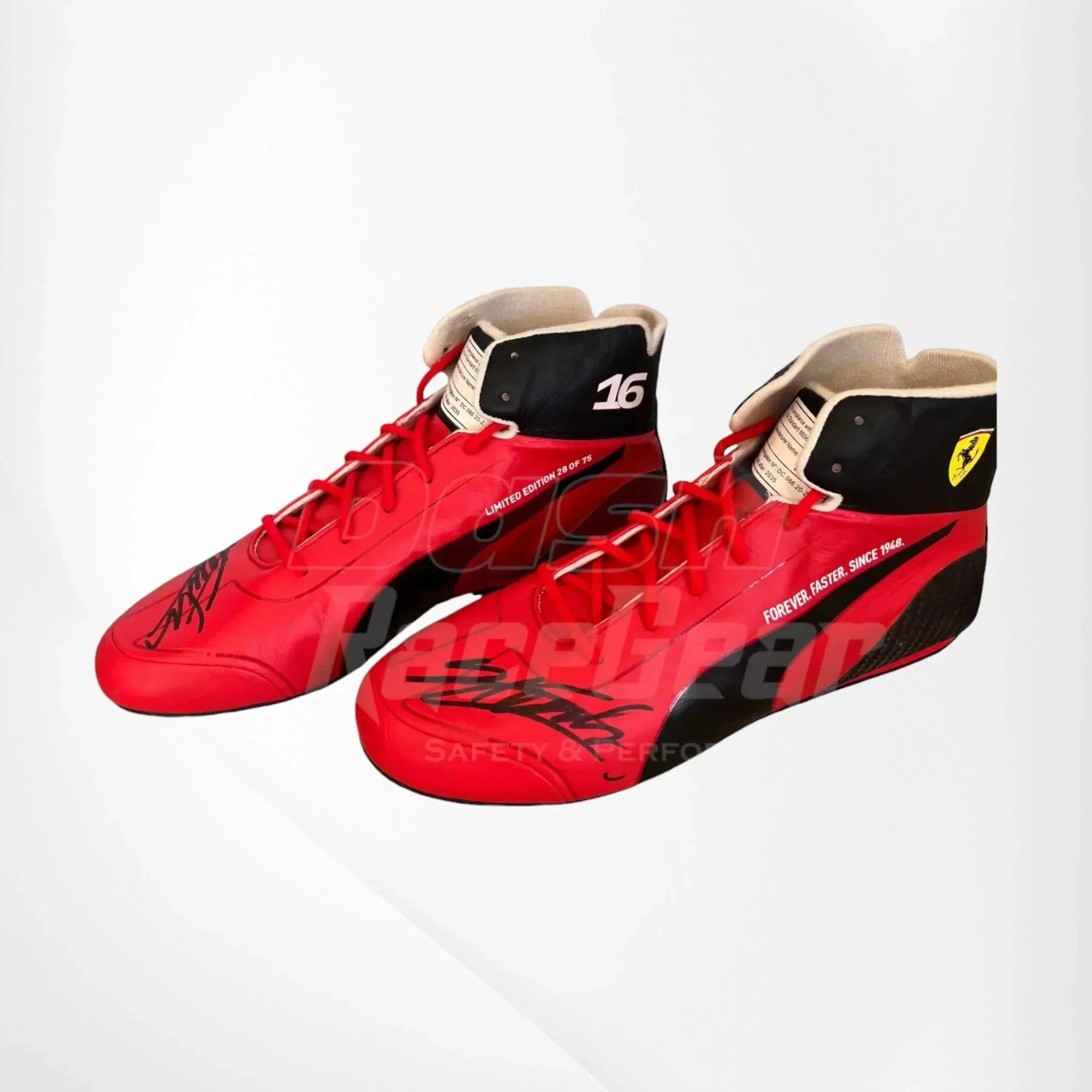 2023 Charles Leclerc Scuderia Ferrari F1 Shoes
