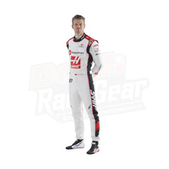 Traje de carreras de F1 del equipo Haas F1 de Nico Hulkenberg 2023 para niños