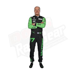 Traje de carrera del equipo Sauber F1 de Valtteri Bottas Zhou Guanyu Kick 2024