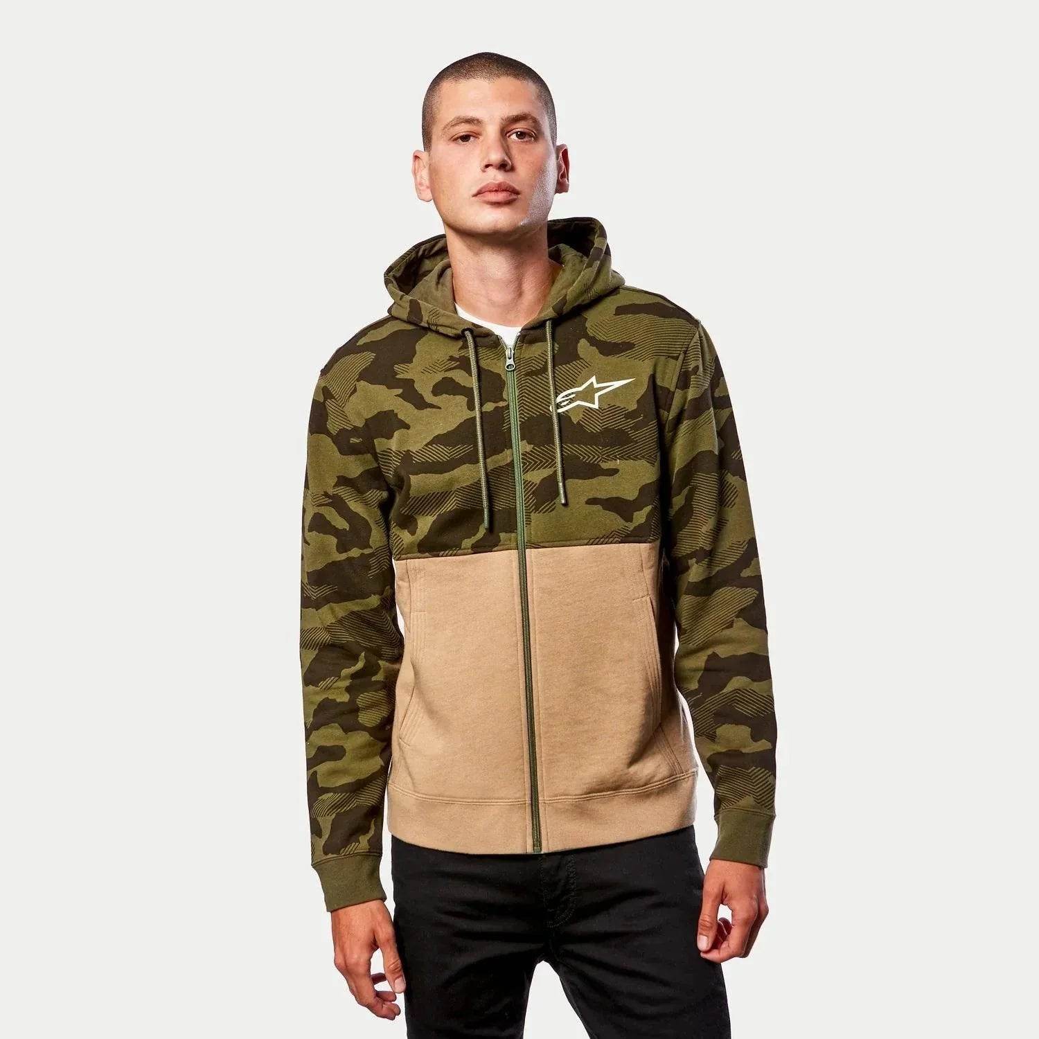 CAMO BLOCK HOODIE