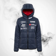 Chaqueta de esquí de plumas COLMAR, chaqueta acolchada de la selección francesa Aspen Midnight para mujer - 2022/23