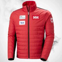 Chaqueta aislante de esquí Helly Hansen World Cup Insulator Jacket Roja - 2023/24 