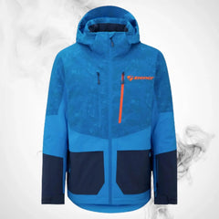 Chaqueta de esquí Ziener Trivor Lady acolchada azul niebla estampado azul marino oscuro - 2023/24