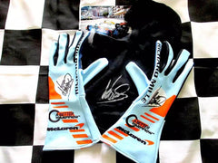 GUANTES GULF F1 EDICIÓN ESPECIAL RAROS DE LANDO NORRIS MCLAREN