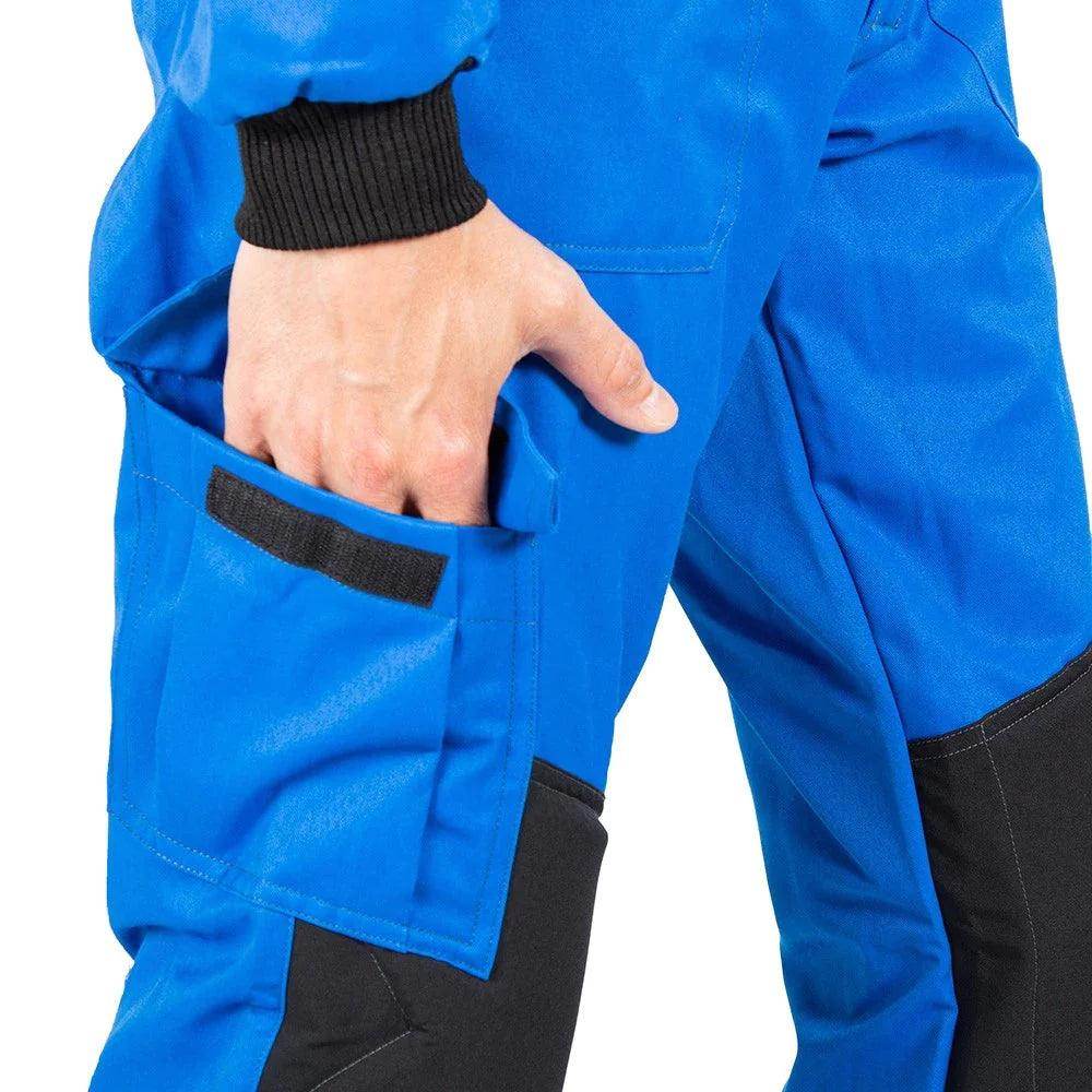 MECHANIC SUIT DAZZLING BLUE-WHITE