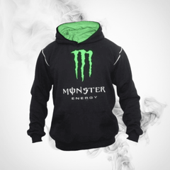 Sudadera con capucha de forro polar personalizada Monster Energy | Dash Racegear