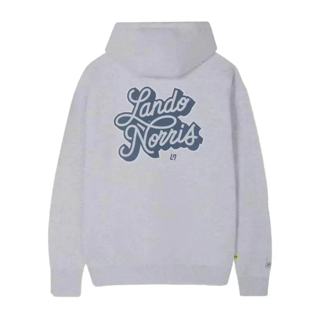 SCRIPT WHITE HEATHER HOODIE