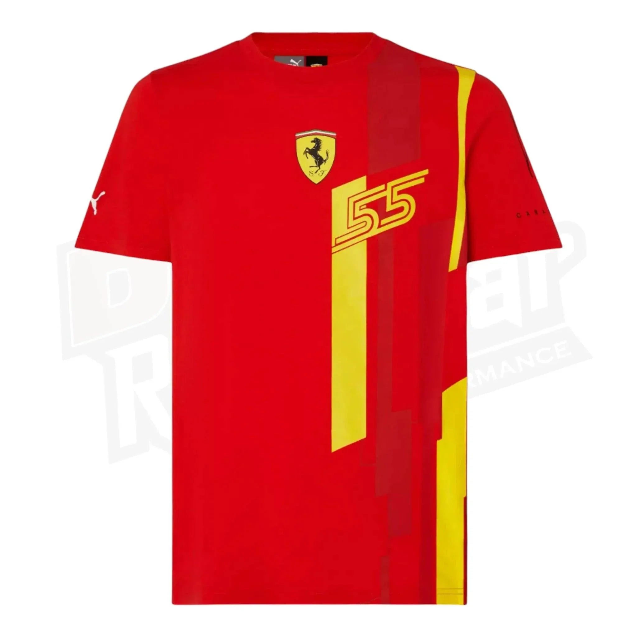 Scuderia Ferrari Team Carlos Sainz Replica T-shirt - Barcelona Special Edition ROSSO CORSA Men's