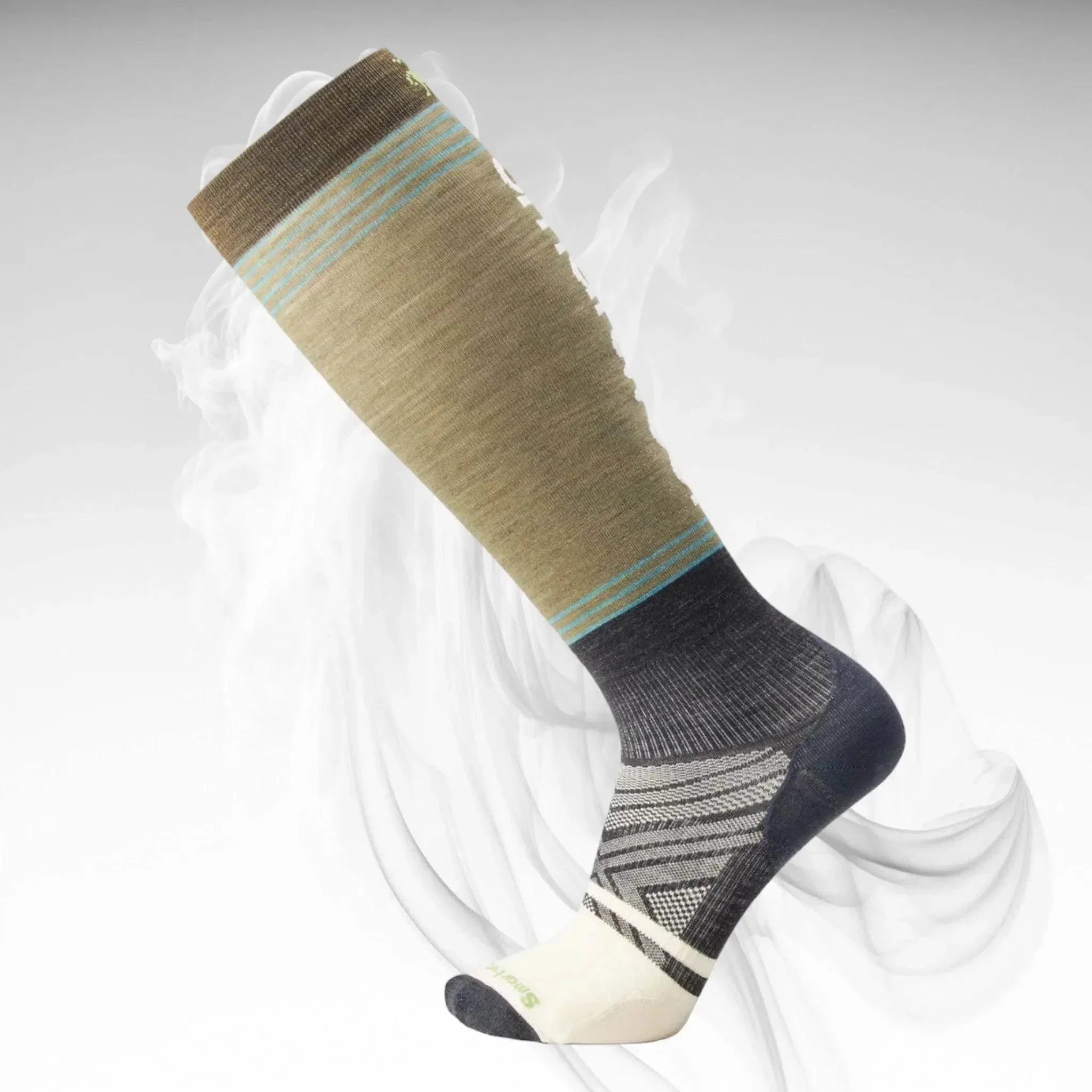 Smartwool Men's Zero Cushion Logo Ski Sock Large
