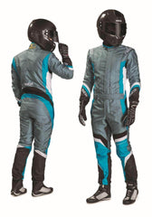 Traje de kart Sparco X-Light KS-7 negro/gris - Homologación DASH CIK