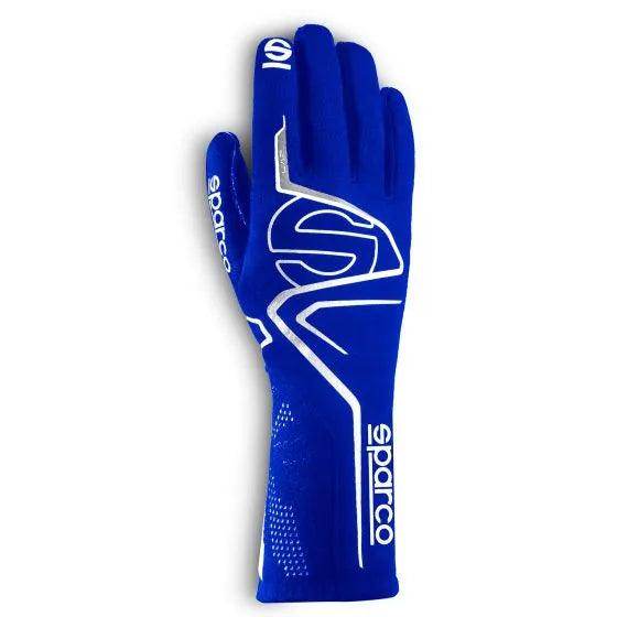 Sparco Lap Race Gloves Blue White