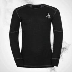 Camiseta interior de esquí Odlo Active X-Warm Kids Eco BL Top Crew Neck LS Black - 2023/24 