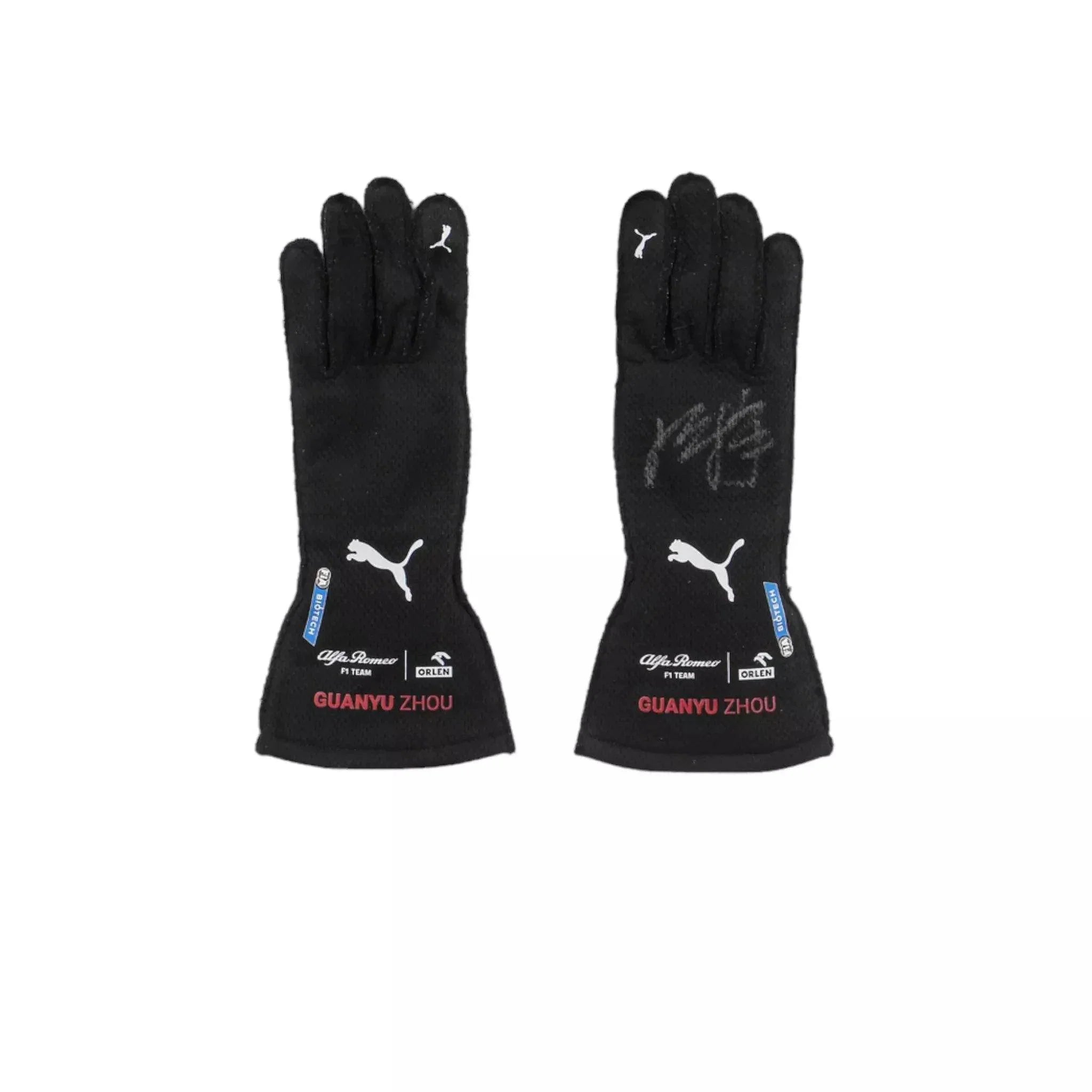 2022 ZHOU GUANYU FORMULA 1 RACE GLOVES - SINGAPORE GP XX-Large