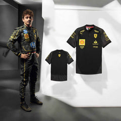 Mono y camiseta de la Scuderia Ferrari para el GP de Monza 2024