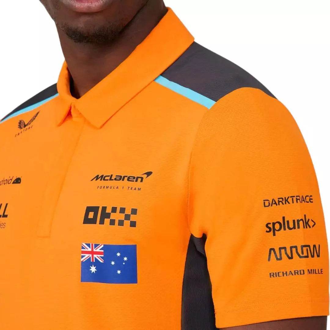 MENS McLAREN REPLICA POLO SHIRT OSCAR PIASTRI