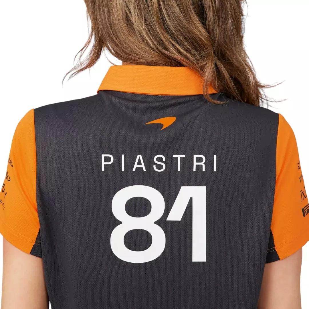 WOMENS MCLAREN REPLICA POLO SHIRT OSCAR PIASTRI